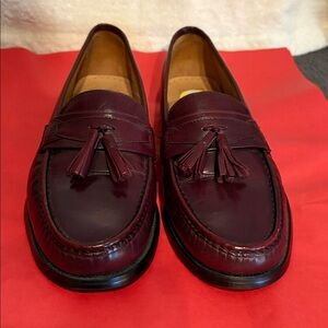Men's Burgundy Tassel Loafers